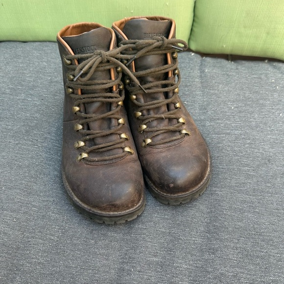 Birkenstock Other - Birkenstock Jackson Brown Leather Boots with High-Top Design